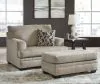 Ashley Furniture 59504/23/14 Ashley Furniture 59504/23/14 Stonemeade - 2 Pc. - Chair And A Half, Ottoman - Taupe