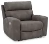 Ashley Furniture 6100313 Next-Gen Durapella - Power Recliner With Adjustable Headrest - Slate