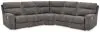 Ashley Furniture 61003S8 Ashley Furniture 61003S8 Next-Gen Durapella - 5-Piece Power Reclining Sectional With RAF And LAF Recliners - Slate