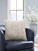 Ashley Furniture A1001068P Ashley Furniture A1001068P Abler - Pillow - Ivory / Gray / Gold