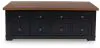 Ashley Furniture T664-9 Wildenauer - Lift Top Cocktail Table - Brown / Black