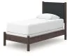 Ashley Furniture PCB2614B20 Ashley Furniture PCB2614B20 Pamytta - Twin Upholstered Panel Bed - Brown