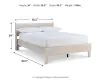 Ashley Furniture EB1864B2 Ashley Furniture EB1864B2 Socalle - Full Panel Platform Bed - Natural