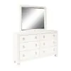 Samuel Lawrence Furniture S458-430 Bella - Framed Dresser Mirror with LED Lighting