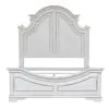 Liberty Furniture 244-BR-CPBDM Liberty Furniture 244-BR-CPBDM Magnolia Manor - 3 Piece Bedroom Set (California King Panel Bed, Dresser & Mirror) - Antique White