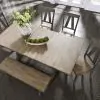 Liberty Furniture 62-CD-6TRS Liberty Furniture 62-CD-6TRS Lindsey Farm - 6 Piece Trestle Table Set - Gray & Sandstone