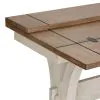 Liberty Furniture 652-OT1031 Farmhouse Reimagined - Flip Lid Sofa Table - Antique White / Chestnut Tops