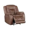 New Classic U2505-13P1-BRW Morello - Glider Recliner With Power Footrest - Brown
