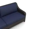 New Classic G807C-30S Skye - 2 Piece Outdoor Set (Sofa & Slat Top Coffee Table) - Blue