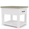 Riverside Furniture 37209 Cora - End Table - Cloud / Fog