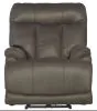 Jackson Furniture Industries 7647897-1153/18-1253/18 Jackson Furniture Industries 7647897-1153/18-1253/18 Anders - Power Headrest/Lumbar Power Lay Flat Reclining With Heat & Massage & Extended Ottoman - Charcoal