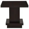 CoasterEveryday 705167 Reston - Square Engineered Wood Side End Table - Cappuccino