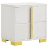 Coaster Fine Furniture 222932 Marceline - 2-Drawer Nightstand - White