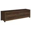 Coaster Fine Furniture 736293-SET Sachin - 3 Piece TV Entertainment Center - Dark Pine