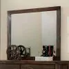 Furniture of America CM7382M Rexburg - Mirror - Wire - Brushed Rustic Brown