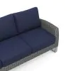 New Classic G801C-30S Fiji - 2 Piece Outdoor Set (Sofa & Slat Top Coffee Table Set) - Blue