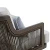 New Classic G2762-21S Genova - Patio Swivel Club Chair With Accent Pillow (Set of 2) - Gray