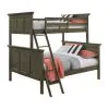 Intercon SM-BR-4660TF-GRY-C Intercon SM-BR-4660TF-GRY-C San Mateo Youth - Twin Over Full Bunk Bed - Gray