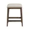 Intercon KI-BS-65C-BMW-K24 Kauai - Backless Stool - Brushed Mango Wood