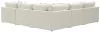 Jackson Furniture Industries 2235/36/31/59/37/12-16 Ritzy - 5 Piece Modular Sectional And 1 Included Cocktail Ottoman - Bone