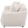 Coaster Fine Furniture 509302 Destino - Chenille Upholstered Splayed Arm Loveseat - Greige
