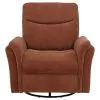 Coaster Fine Furniture 610433P Adler - Upholstered Power Swivel Glider Recliner - Rust