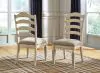 Ashley Furniture D743-01 Realyn - Dining UPH Side Chair (Set of 2) - Ladderback - Chipped White