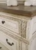 Ashley Furniture B743-31 Realyn - Dresser - 7-drawer - White / Brown / Beige