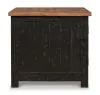 Ashley Furniture T468-3 Valebeck - Rectangular End Table - Black / Brown