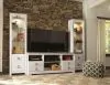 Ashley Furniture W267W16 Ashley Furniture W267W16 Willowton - 3-Piece Entertainment Center - Whitewash