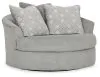 Ashley Furniture 5290621 Casselbury - Oversized Swivel Accent Chair - Cement