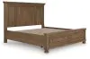 Ashley Furniture PCB779B12 Ashley Furniture PCB779B12 Feddinger - King Panel Storage Bed - Medium Brown