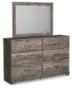 Ashley Furniture B2587B1 Ashley Furniture B2587B1 Ralinksi - Dresser, Mirror - Gray