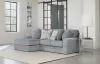 Jackson Furniture Industries 2477/75/42-28 Jackson Furniture Industries 2477/75/42-28 Glacier - 2 Piece Sofa Chaise (RSF Loveseat / LSF Chaise) - Shark