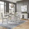 Liberty Furniture 303W-CD-5GTS Ocean Isle - 5 Piece Gathering Table Set - Antique White