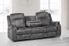 New Classic U456-30P1-SGY Park City - Sofa With Power Footrest - Slate