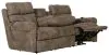 Jackson Furniture Industries 63015-1301/28-1302/28 Tranquility - Power Headrest Power Lay Flat Reclining Sofa With DDT / CR3 Heat / Massage / Lumbar - Pewter