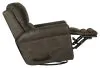 Jackson Furniture Industries 47535-1304/56-3304/56 Maddie - Faux Leather Swivel Glider Recliner - Ash
