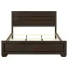CoasterEveryday 204391KW Kauffman - Wood California King Panel Bed - Dark Cocoa