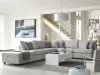 CoasterElevations 551513 Cambria - Square Upholstered Storage Ottoman - Gray