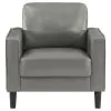 Coaster Fine Furniture 508367 Ruth - Upholstered Track Arm Accent Chair - Gray