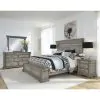 Pulaski Furniture P091-BR-K2 Pulaski Furniture P091-BR-K2 Madison Ridge - Queen Panel Bed With Blanket Chest Footboard - Light Oak