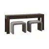Liberty Furniture 732-AC-3PCS Cascade Falls - 3 Piece Set - Satin Espresso / Gray