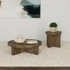 Coaster Fine Furniture 710138 Kinkaid - Round Solid Mango Wood Coffee Table - Brown