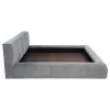 Coaster Fine Furniture 315981KE Wilshire - Upholstered Eastern King Platform Bed - Gray