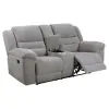 Coaster Fine Furniture 602551-S3 Gilson - 3 Piece Chenille Upholstered Sofa Set - Gray