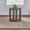 Liberty Furniture 449-OT1022 Liberty Furniture 449-OT1022 Broadmore - Round Chairside Table - Cobblestone Brown