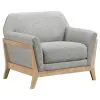 Coaster Fine Furniture 511073 Vaughn - Fabric Upholstered Flared Arm Accent Chair - Gray