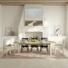 Intercon AC-TA-3896-AQO-C Arcadia - Fixed Top Leg Table - Antique Oak