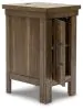 Ashley Furniture T731-7 Moriville - Chair Side End Table - Grayish Brown